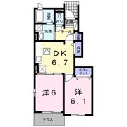 プリムローズAの間取り画像