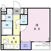 クレディーカーサの間取り画像