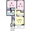 Green Leafの間取り画像