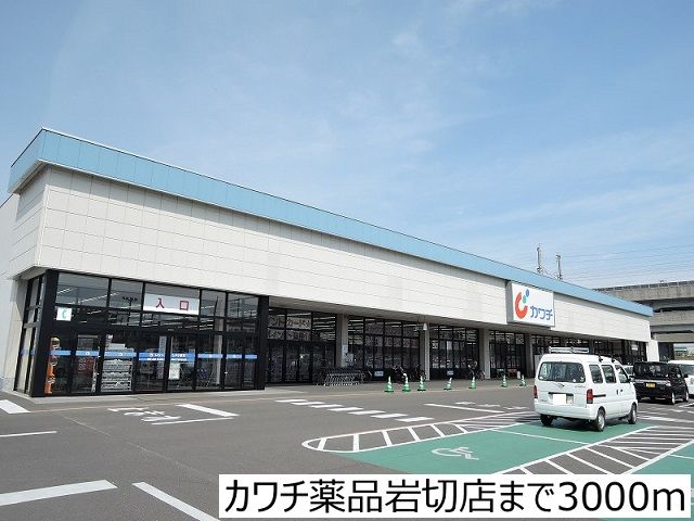 近くのカワチ薬品岩切店まで3,000m（徒歩38分）