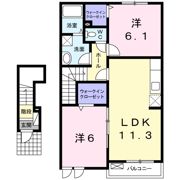 アクティブ Ⅱの間取り画像