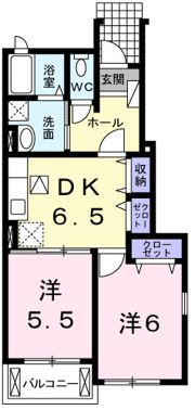 サウスセブンⅠの間取り画像