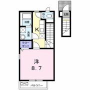 フローラ柴崎の間取り画像
