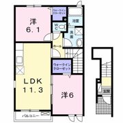 アリーヴィオAの間取り画像