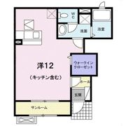 ジェルメ ライムAの間取り画像