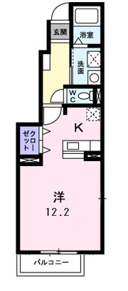 スリール ダンジュ Ⅰの間取り画像