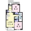 CottonHills Ⅱの間取り画像