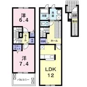 CottonHills Ⅱの間取り画像