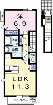 ワイドプライジアの間取り画像