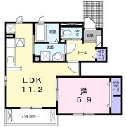 ホワイトオーク東の間取り画像