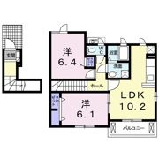 ホワイトオーク東の間取り画像