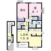 プラシ－ド・ピアッツァの間取り画像