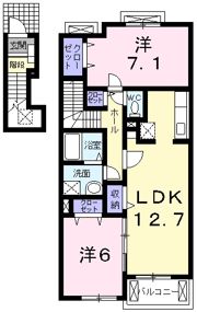 プリムローズⅢの間取り画像