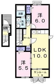 ネオン・アージュBの間取り画像