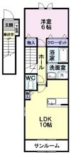 ヴィアーレ・13の間取り画像