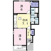 グラース Bの間取り画像