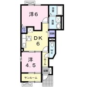 リアンメルヴェイユ Ⅱの間取り画像