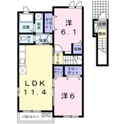 セシオンBの間取り画像