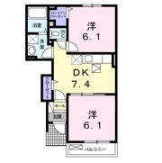 クレアールの間取り画像