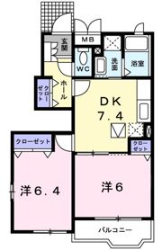メゾン・ド・クレールの間取り画像