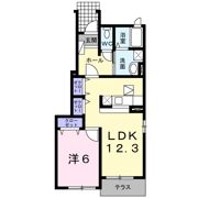 プロムナード里Ⅰの間取り画像