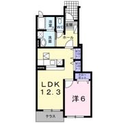 プロムナード里Ⅰの間取り画像