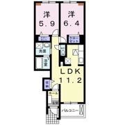 エリーゼの間取り画像