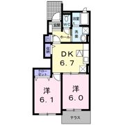 シェル ラシーヌⅡの間取り画像