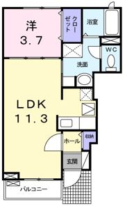 パルコ プレッソの間取り画像