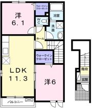 アルモニーCの間取り画像