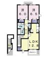 ヴィラ花咲の間取り画像