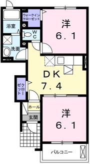ピクシーズタウンⅠの間取り画像