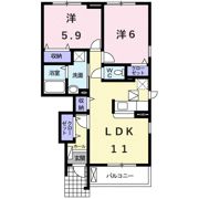ハウゼ・グランツBの間取り画像