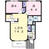 ガーデンハウス朝日山 Dの間取り画像