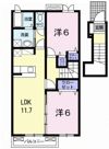 メゾンソレイユの間取り画像