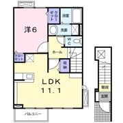 向日葵 Ⅱの間取り画像