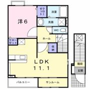 プラシード・カーサの間取り画像