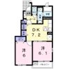 レインボーK Ⅲの間取り画像