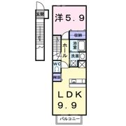 インターハイム1の間取り画像