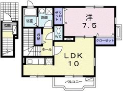 プチメゾン山手の間取り画像