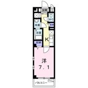 カーサ内山の間取り画像