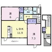 アスティオスⅡの間取り画像