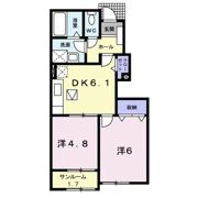 ハ－プシティ デュオの間取り画像