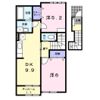 ハ－プシティ デュオの間取り画像