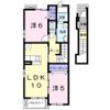 エヴァ－グリ－ン モアウエストの間取り画像