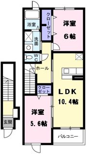 ジェルメの間取り画像