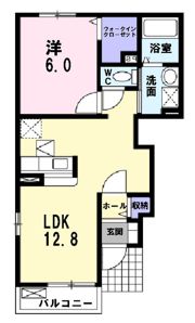 クラールⅢの間取り画像