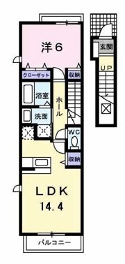エザンステリトワールブリエの間取り画像