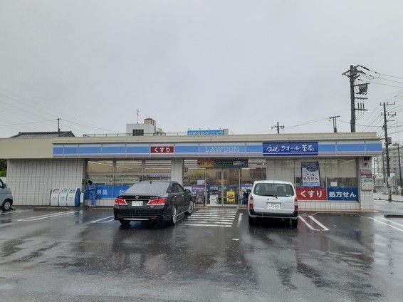 近くのローソン市原八幡店まで700m（徒歩9分）