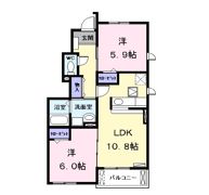 フレール Ⅰの間取り画像